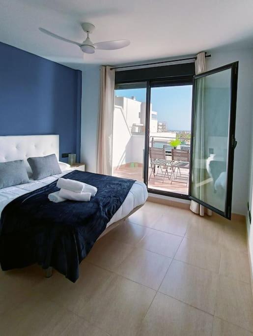 Toyo Alcazaba Suites Gran Terraza Y Vistas, 2Hab, Piscina Y Garaje Retamar  Kültér fotó
